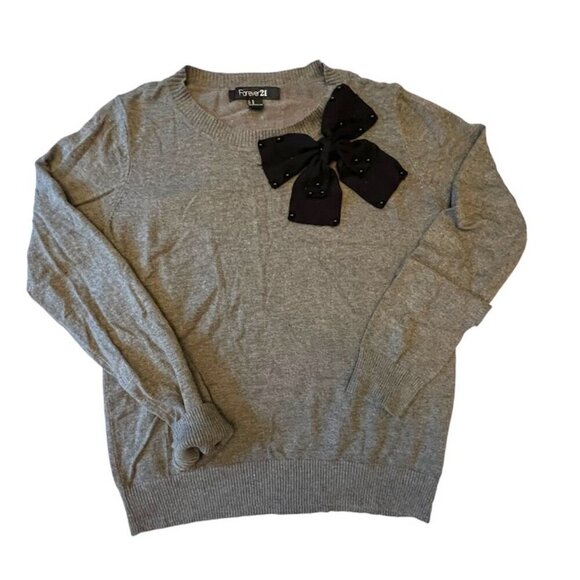 Forever 21 Womens Sweater with Bow - Picture 1 of 7
